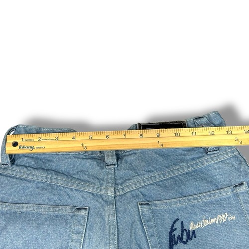Vintage Y2K FUBU The Collection Carpenter Pants Denim Woman’s Size 16 (READ) - Picture 19 of 19