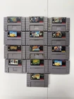 Untested - Lot Of 13 SNES Super Nintendo Games Batman Mario Space Invaders #12