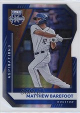 2021 Panini Elite Extra Edition Aspirations Die-Cut 20/79 Matthew Barefoot 1g1o