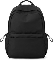 Rucksack Nylon Schwarz Verstellbarer Schultergurt GroßE KapazitäT FüR Schule