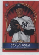 2011 Topps Finest Red Refractor 4/25 Hector Noesi #91 0b2