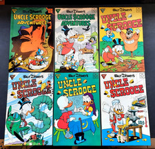 Lot of 12 Walt Disney's Uncle Scrooge and Uncle Scrooge Adventures Comics