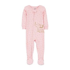 Carter's Toddler Girls One-Piece Elephant Snug-Fit Footed Pajamas 4T 