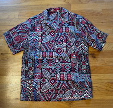 Vintage 1950s Hawaiian Zuma Sportswear Made in California Mens Shirt Size Medium