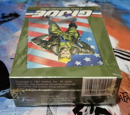 1991 Impel G.I. Joe Trading Cards Wax Box - Factory Sealed Box of 36 packs - Picture 3 of 5