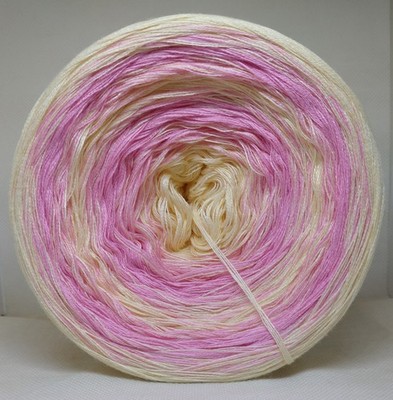 Bobbel Farbverlaufsgarn ''Vanilla Rose'' 4-fädig 1150 m Baumwolle/Acryl 