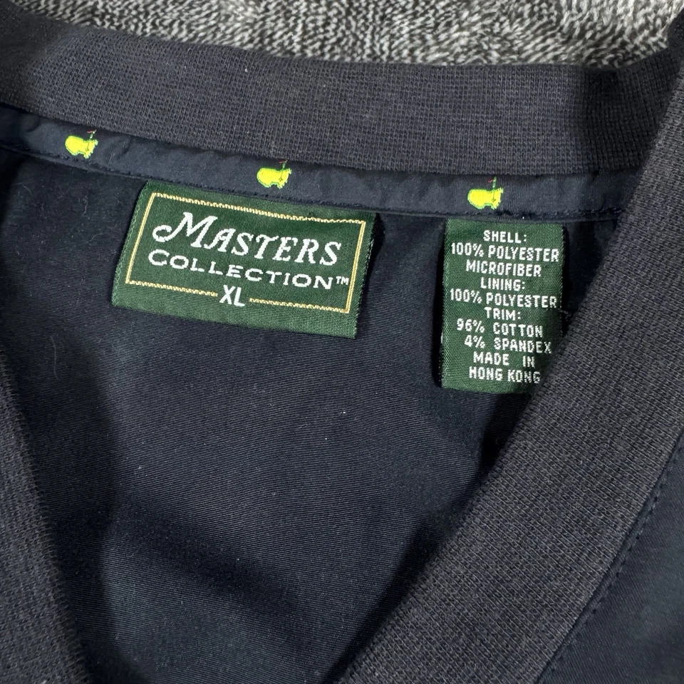 Chaleco de golf Masters Collection para hombre XL azul pulóver forrado cortavientos Foto 4 de 4