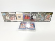 Country Music 9 Cassette Tape Lot - Sealed - Willie, Conway, Loretta, Don - New