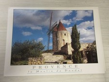 CP POSTCARD BOUCHES du RHONE Les ALPILLES MOULIN de DAUDET - Written in 1998