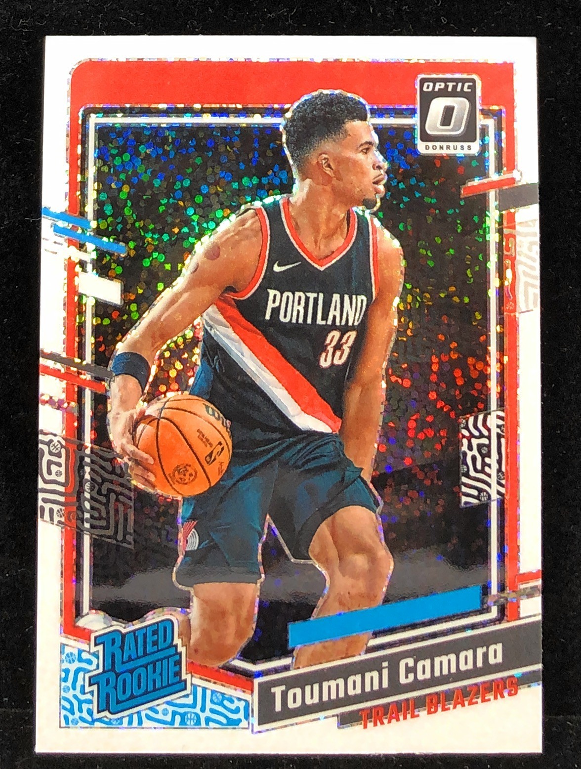 2023-24 Panini Donruss Optic White Sparkle #204 Toumani Camara RC SSP Rare