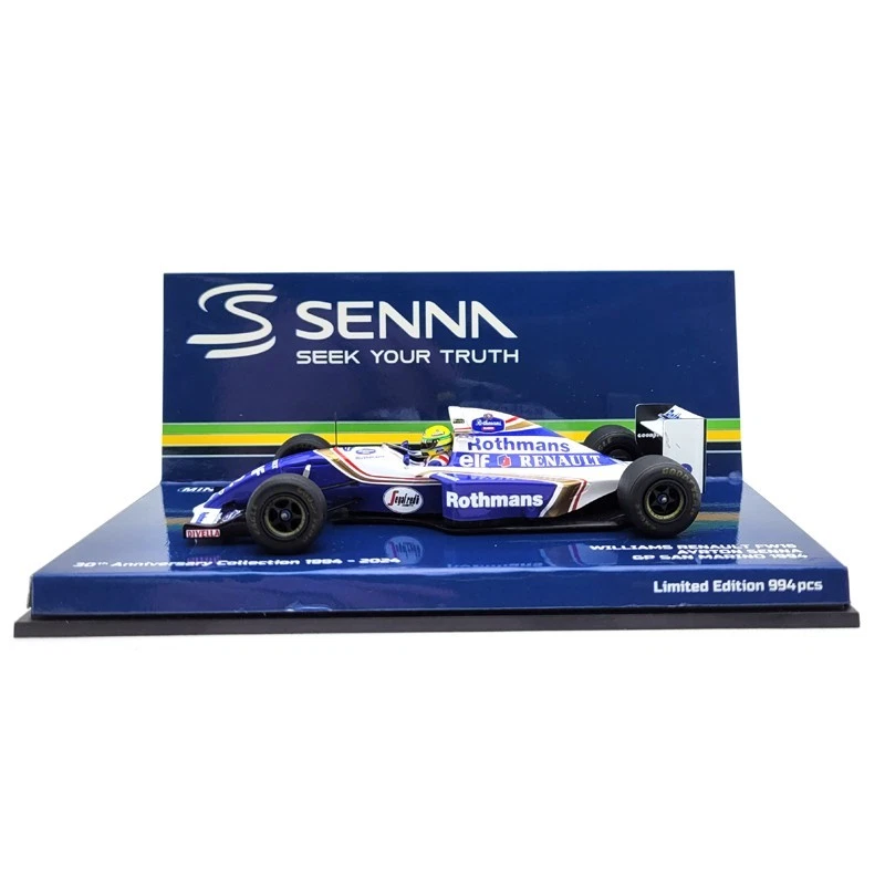 1994 Ayrton Senna Williams Renault FW16 San Marino / Imola - 1/43 Minichamps - Immagine 3 di 4