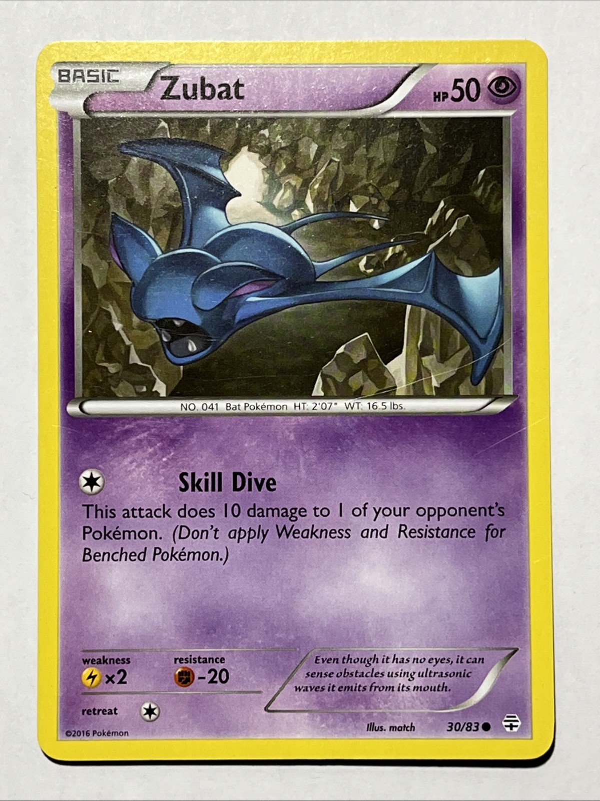 Pokémon TCG Zubat Generations 30/83 Regular Common