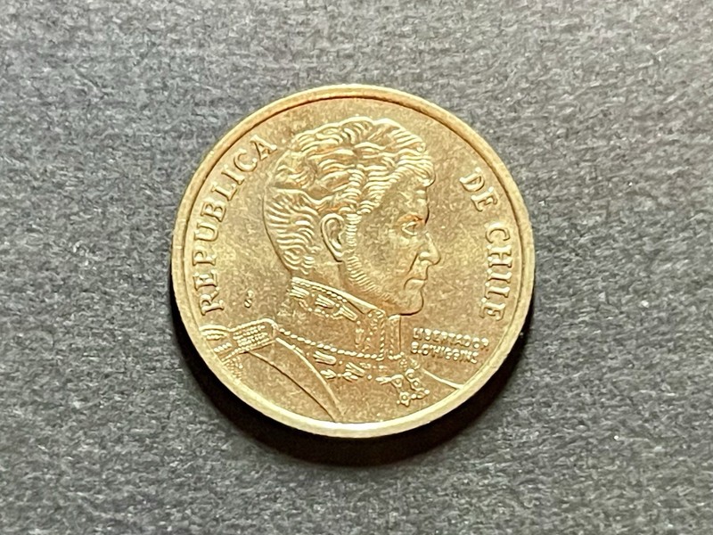 Chile 🇨🇱 10 pesos•2013-So KM# 228 21mm (Bernardo O'Higgins) Combined Shipping!