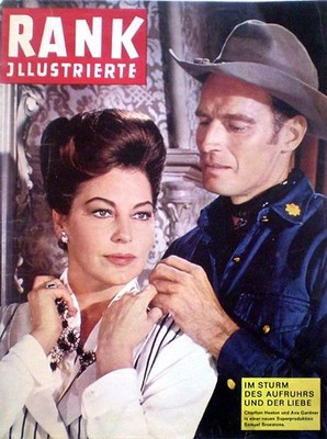 RANK ILLUSTRIERTE von 1962 zu  ''55 Tage In Peking''