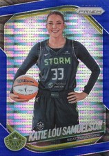2025 Panini Prizm WNBA KATIE LOU SAMUELSON BLUE PULSAR  169/199 Storm