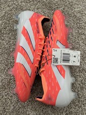 New Adidas Predator Elite FG Soccer Cleats Men 7 Women 8 Coral Blaze