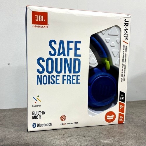 JBL JR 460NC Bluetooth Headphones - Blue