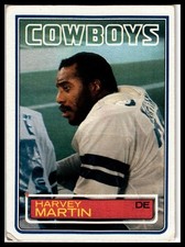 1983 Topps #50 Harvey Martin