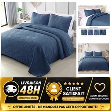 Couvre-lit matelassé réversible 220x240 cm + 2 taies, Exclusivo Mezcla