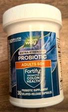 Nature's Way Fortify Extra Strength Adult 50+ Probiotic 30Ct EXP 05/2026 *H395