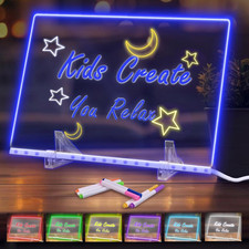 Lumi LED Drawing Board for Kids 2026 Upgraded Scratch-Resistant Light up Dry Era
