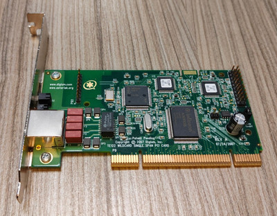 Digium Wildcard TE122P Single-Span T1/E1/J1 PCI PRI Karte für Sternchen (1x RJ-48)