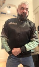 Limited Edition “New Jersey Sets “ WNBA New York Liberty Nylon Bomber Jacket (M)