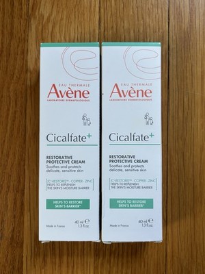 Avene Cicalfate+ Repairing Protective Cream Lot 2 Bottles 1.3 Oz New