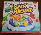 Vintage Fishin' Around Game Milton Bradley 1997 Kids Fish Electronic - WORKS