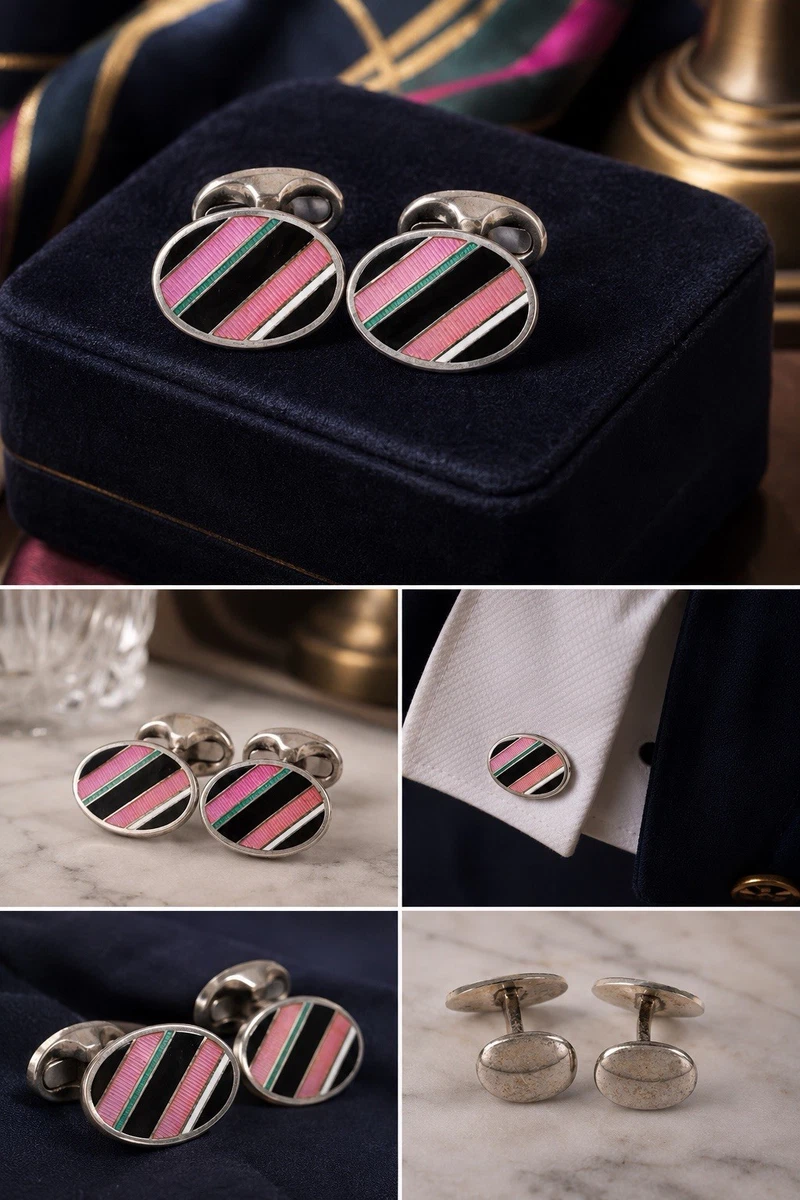 Ralph Lauren シルバー925 オーバル型カフリンクス Ralph Lauren Cufflinks for Men for sale - eBay