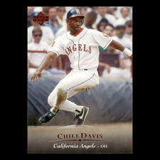 Chili Davis #17 1995 Upper Deck California Angels Baseball Card MLB