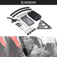 Kit de soporte de montaje de radiador enfriador de aceite de motor Nicecnc para Honda XR650L 1993-2025