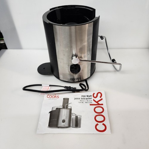 Cooks JCPenny 700W Power Juice Extractor Stainless Steel Body Model Base