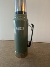 Stanley Alladian Green Steel Thermos 1QT Made in USA Vintage