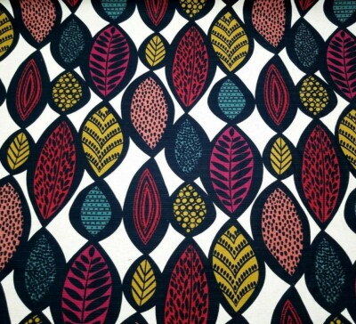 Amanda in Jewel BTY Richloom 80% Cotton / 20% Linen 54'' Wide Leaves