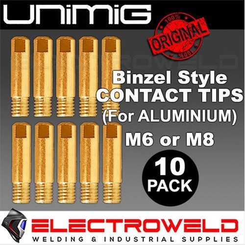 Binzel MB EVO PRO 36 BINZEL CONTACT TIP ALUMINIUM 1.2mm M8 STANDARD