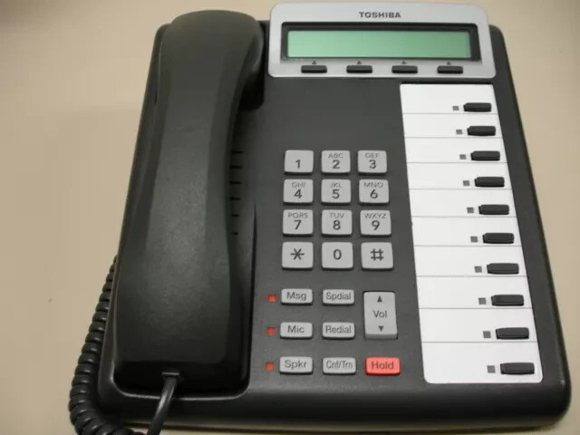 Charcoal Toshiba DKT-3210SD Telephone Set (Toshiba DKT3210SD)
