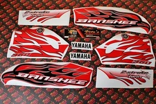 Vito's custom vinyl graphics 14MIL sticker Yamaha Banshee RED WHITE BLACK 2009