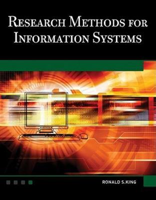 Research Methods for Information Systems, Hardcover by King, Ronald S., Brand...