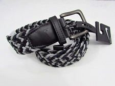 Nike Men's G-Flex Golf Multi-Weave Stretch Woven Belt BLK/NAVY/GRAY size L 38-40
