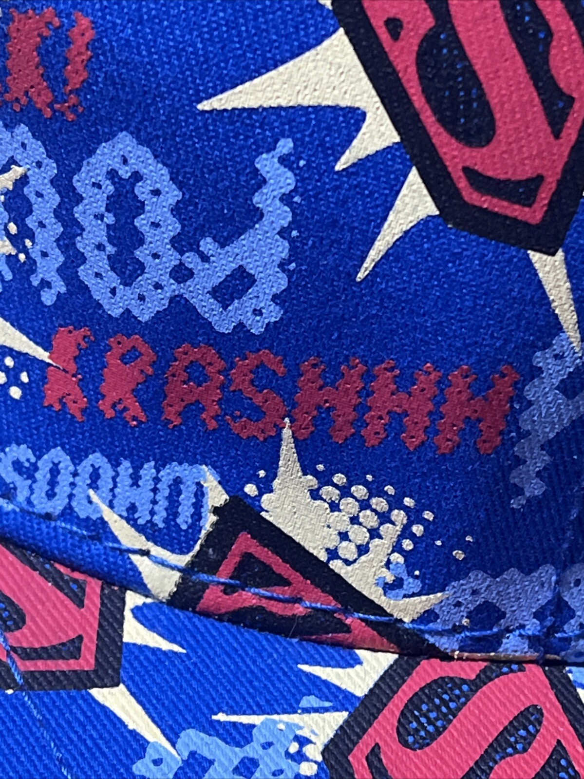 Superman All Over Pattern DC Comic Warner Bros Sn… - image 9