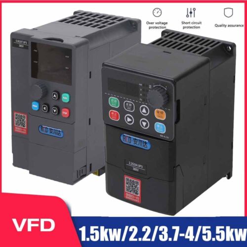 1.5KW/2.2/3.7-4/5.5KW Frequenzumrichter Variable Frequency Drive 380V 3HP VFD DE - Photo 1/17
