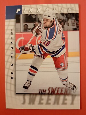 Tim Sweeney #156 New York Rangers Pinnacle 1998 Be A Player
