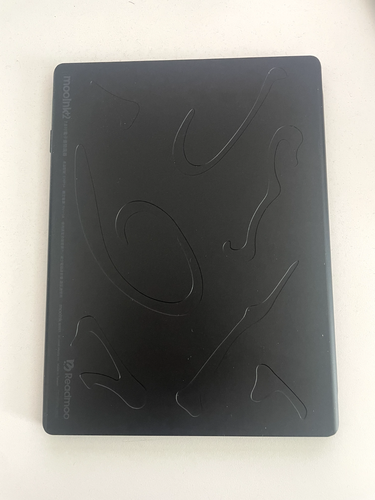 Taiwan Readmoo mooInk Plus 2 7.8" E-Ink Reader Plus Leather Case Pre-Owned - Afbeelding 2 van 5