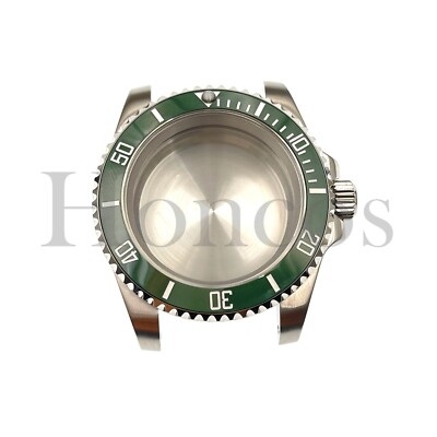 MODS Replacement Watch Green White Case SUB Style Fits for Most NH35 36 ETA2836