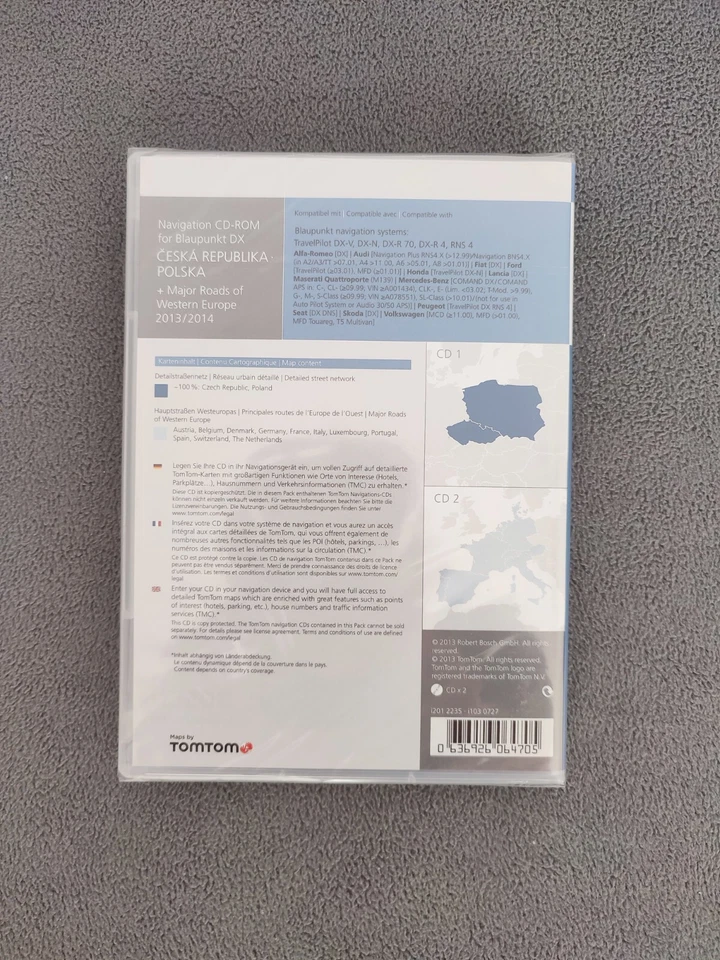 CD Navigation Blaupunkt Travelpilot DX POLEN TSCHECHIEN 2013/2014 Comand DX MFD - Bild 2 von 3