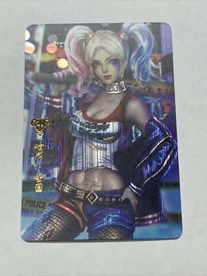 Harley Quinn Joker Batman Girl ACG Goddess Story Anime Card Waifu Sexy Holo Cute