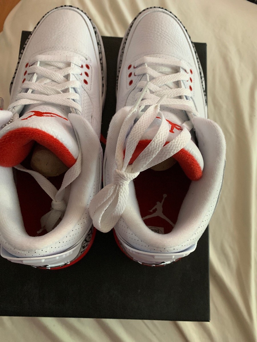 Jordan Air Jordan 3 ホワイト/レッド/グレー　22cm 国内3月8日発売予定】 ナイキ エア ジョーダン 3 レトロ