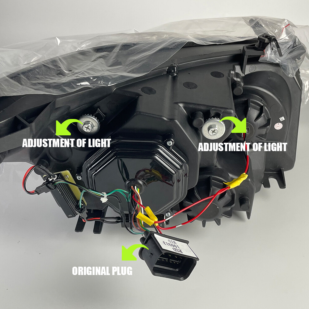 For BMW 5 Series E60 20082010 Headlight Assembly W/LED Turn Signal