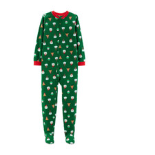 Carter's Winter Santa Bear Penguin Deer Themed Footed Pajamas- Toddler SIzes